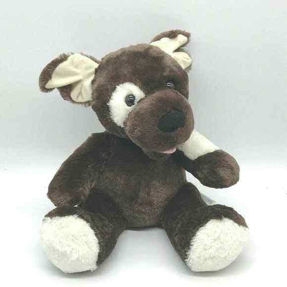 Build A Bear Puppy Dog Stuffed Animal plush Toy 11" Beige Ears - Picture 5 of 8